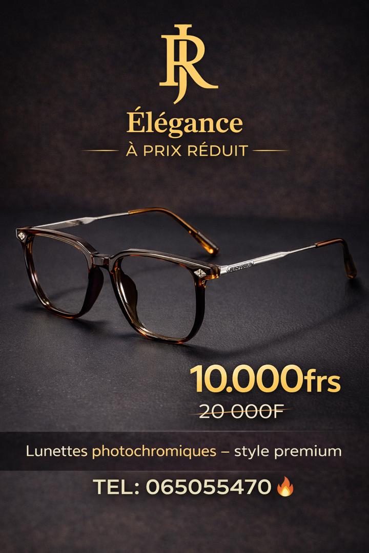 Lunette photochromique